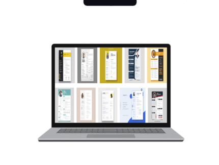 Minimalist 10Cv Resume Template Vector