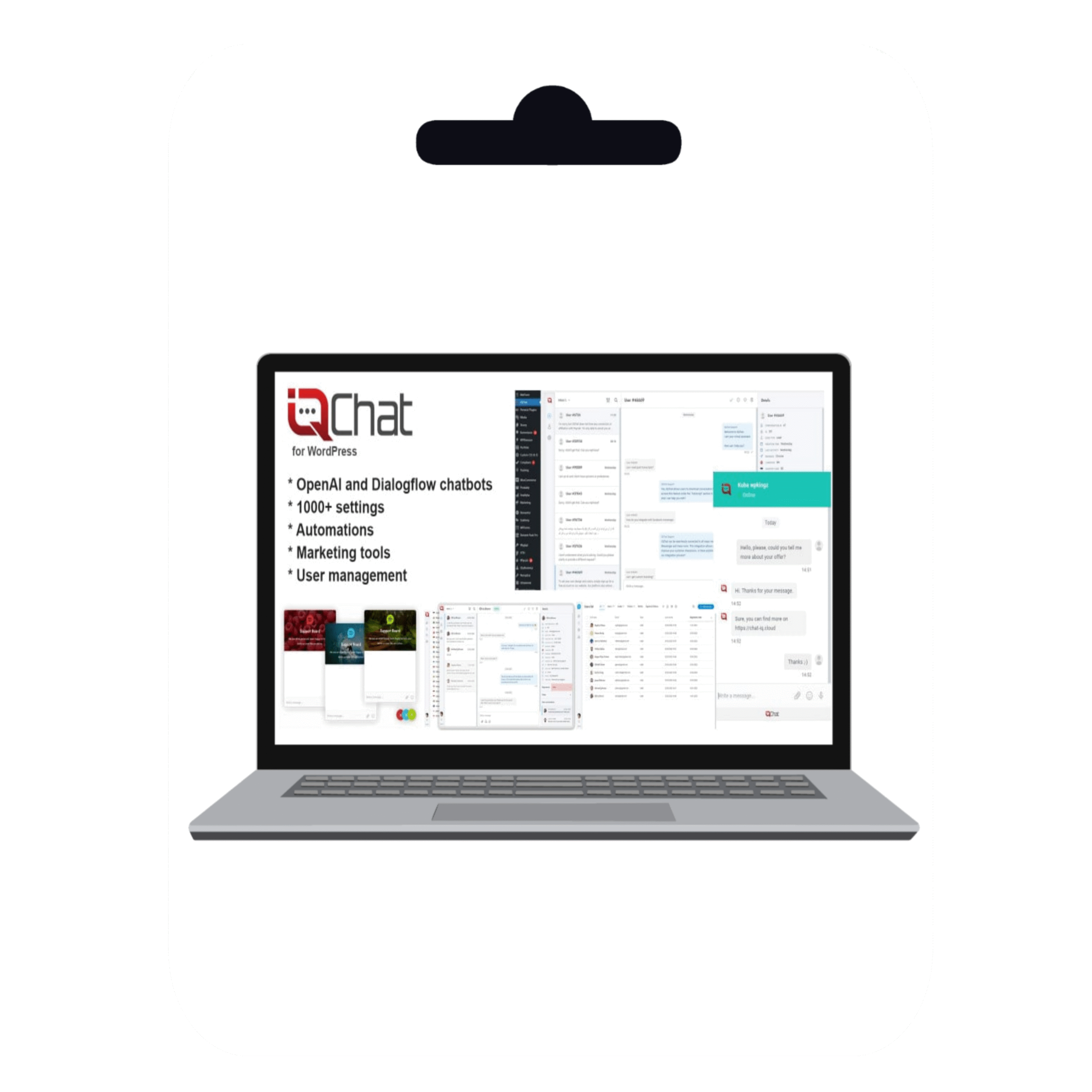 1736656870371 IQChat AI - Customer Service Chatbot WordPress - Image 1